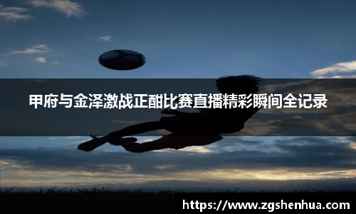 甲府与金泽激战正酣比赛直播精彩瞬间全记录